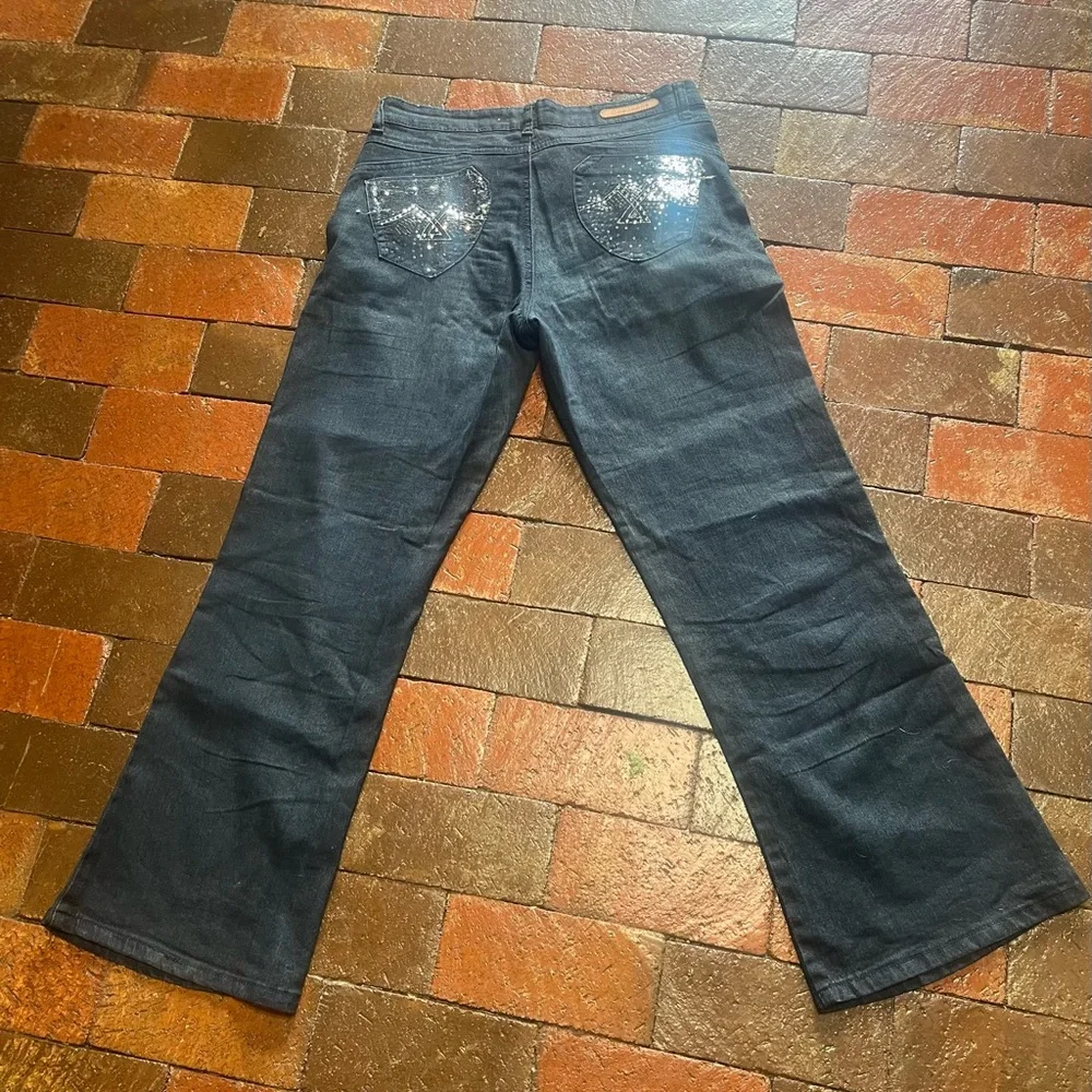 Cos embellished jeans. Flare. Size 8P - Picture 7 of 7